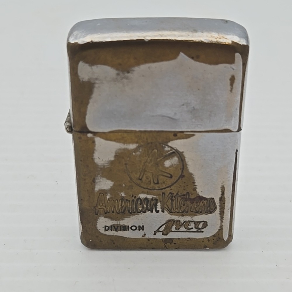 Vintage Zippo Lighter PAT.2517191‎ American Kitchens Advertising